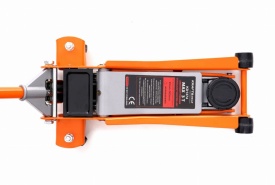 Cric auto hidraulic tip crocodil low profile 3T KraftDele KD1374, ridicare 85-505 mm, cu roți pentru manevrare ușoară - Img 2
