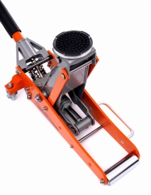 Cric hidraulic auto low profile 2T KraftDele KD1375, ridicare 85-355 mm, cu roți și pedală de ridicare rapidă - Img 8