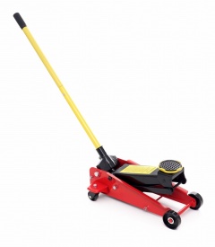 Cric hidraulic auto low profile 3,5T KraftDele KD387, ridicare 135-495 mm, cu pedală rapidă și roți de transport - Img 2