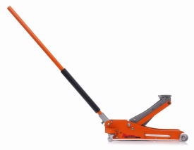 Cric hidraulic auto low profile KraftDele KD1376, 2,5T, ridicare 85-470 mm, cu roți și pedală de ridicare rapidă