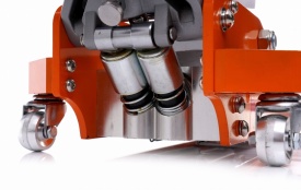 Cric hidraulic auto low profile KraftDele KD1376, 2,5T, ridicare 85-470 mm, cu roți și pedală de ridicare rapidă - Img 8