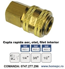 Cupla rapida aer, alama, filet interior 1/2" ADLER MA3023.3 – Kraft&Dele