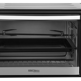 Cuptor electric de masă KraftDele KD4112, 48L, 2000W, cu funcție rotisor, convecție și accesorii pentru coacere - Img 2