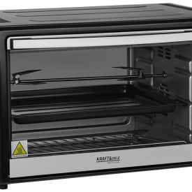 Cuptor electric de masă KraftDele KD4112, 48L, 2000W, cu funcție rotisor, convecție și accesorii pentru coacere - Img 6