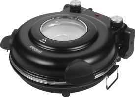 Cuptor electric pentru pizza KraftDele KD4344, 1200W, cu piatră de copt 30 cm, reglaj temperatură și timer