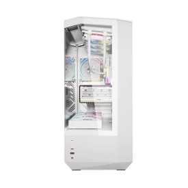 DarkFlash Computer Case DY460 White with 4 ARGB fans - Img 9