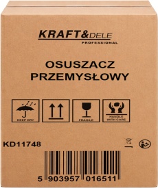 Dezumidificator industrial KraftDele 70L/24h KD11748, rezervor 5,5L, control umiditate și dezghețare automată - Img 3