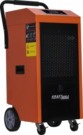 Dezumidificator industrial profesional KraftDele KD11899, 80L/24h, 1360W, cu afișaj LED și evacuare continuă a condensului