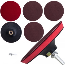 Disc cu velcro pentru abraziv 125mm TA1080 TAGRED – Kraft&Dele
