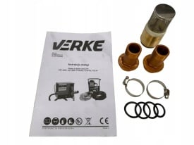 Distribuitor de combustibil autoamorsant VERKE VZL-01, 550 W, 60 l/min, cu pistol automat, furtunuri și contor - Img 8