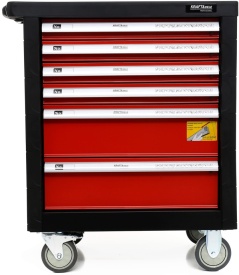 Dulap mobil cu scule 263 piese KraftDele KD361 – cărucior atelier cu 6 sertare - Img 2