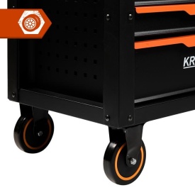 Dulap mobil pentru scule KraftDele KD1064 – cărucior atelier cu 12 sertare, gol - Img 8