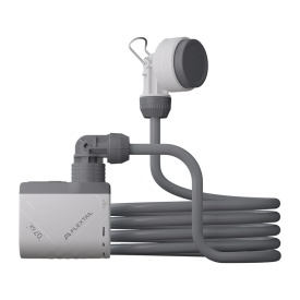 Duş portabil Flextail Tiny cu pompă (alb)