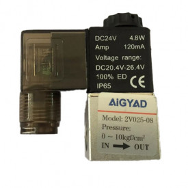 Electrovalva universala pentru aer/CO2 de 1/4" 12-22V DC/AC CH142 - Img 1