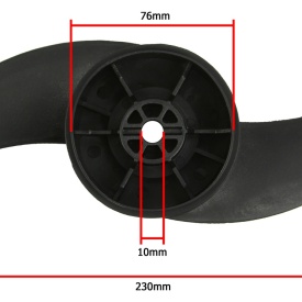 Elice din plastic 2 pale 230mm pentru motor electric barca MXM8330501 - Img 1