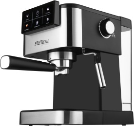 Espressor manual KraftDele KD4291, 1500W, 20 bar, panou tactil, 5 programe, spumare lapte, control PID - Img 2