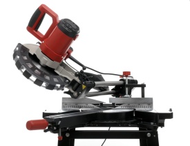 Fierăstrău circular de banc tip pendular KraftDele KD3010 cu laser, bază metalică și disc 250 mm pentru tăieri în lemn - Img 9