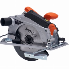 Fierăstrău circular manual KraftDele KD1713, 2800W, disc 190 mm, laser de ghidare, tăiere până la 67 mm - Img 3