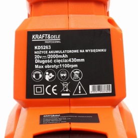 Foarfecă acumulator pe tijă KraftDele KD5263, 18V, lamă 430 mm, baterie 1500 mAh, pentru tăierea crengilor la înălțime - Img 11