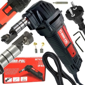 Foarfecă electrică pentru tablă Mar-Pol M79303, 1600 W, cap rotativ, pentru tăieri drepte și curbe în tablă