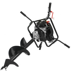 Foreză de pământ motoforeza DEMON 173cc cu burghiu 300mm – 6 CP, transmisie planetară 20:1, motor OHV, siguranță cu zăvor