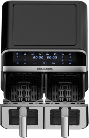 Friteuză cu aer cald KraftDele KD4179, 9L, 2500W, cu 2 compartimente de 4,5L, panou LCD și funcție SYNC - Img 8