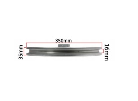 Fulie pentru pompa compresor aer 350 mm 29.7mm curea H17 Z2090 XM806887 – Kraft&Dele