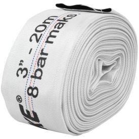Furtun tip pompier pentru apă curată și murdară 3 inch, 20 m, pentru pompe submersibile și motopompe, MaxRom V60140 - Img 11