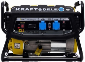 Generator de curent monofazat KraftDele KD149, 3500W, 230V/12V, afișaj LCD, motor 4 timpi, pentru uz casnic și profesional - Img 4