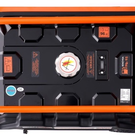 Generator de curent monofazat KraftDele KD164, 5500W, 230V/12V, pornire electrică și manuală, rezervor 25L - Img 9