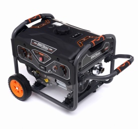 Generator de curent monofazat KraftDele KD695, 230V, 3,2 kW / 3,5 kW, rezervor 15L, ieșire 12V, open frame - Img 2