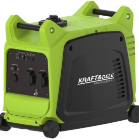 Generator electric invertor monofazat pe benzină KraftDele KD681, 3 kW putere nominală, 3,3 kW maxim