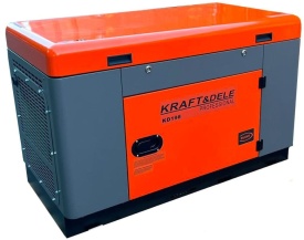 Generator electric monofazat diesel KraftDele KD198, 14 kW nominal / 15,5 kW maxim, pornire electrică, AVR - Img 4