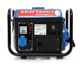 Generator electric monofazat KraftDele KD109N 1200W, 230V și 12V, portabil, cu pornire manuală - Img 5