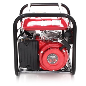 Generator electric monofazat pe benzină KraftDele KD110, 1500W, 230V + 12V, cu voltmetru și pornire mecanică - Img 8