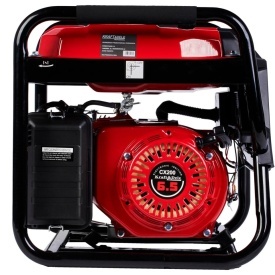 Generator electric monofazat pe benzină KraftDele KD136, 3000W, 230V + 12V, rezervor 15L, voltmetru - Img 6