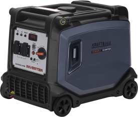 Generator inverter KraftDele KD3435 4 kW, 230V, benzină, pornire electrică și manuală, carcasă insonorizată - Img 4
