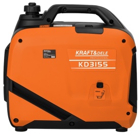 Generator inverter monofazat KraftDele KD3155, 2,6 kW, 230V, cu mod ECO și ieșire 12V, sursă mobilă de curent pentru casă, atelier și camping - Img 4