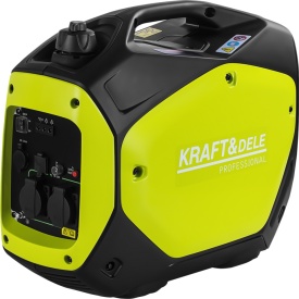 Generator inverter monofazat KraftDele KD685, 2,8 kW / 3,0 kW, 230 V, benzină, cu USB și ieșire 12V pentru alimentare stabilă