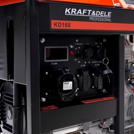 Generator monofazat KraftDele KD168, 7,5 kW, 230V, pornire manuală și electrică, pentru alimentare de rezervă - Img 10