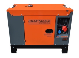 Generator profesional trifazic DIESEL KraftDele KD152 – 12/13 kW, 230V/400V, Pornire electrică, Motor V-Twin 2 cilindri, AVR, Bobinaj 100% cupru - Img 7