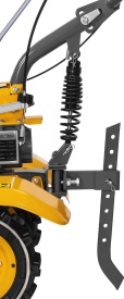 Glebogrigă pe benzină KraftDele KD5186, 10 CP, 600 mm, cu plug și rariță pentru pregătirea rapidă a solului - Img 9