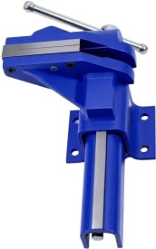 Imadău de banc KraftDele KD5994, 100 mm, din fontă, cu fălci din oțel și prindere pentru banc de lucru - Img 2