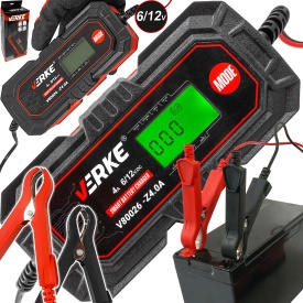 Încărcător auto inteligent microprocesor 6V/12V 4A MaxRom V80026 pentru acumulatori STD, AGM și GEL - Img 2