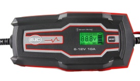 Încărcător redresor automat cu microprocesor Mar-Pol BJC BC-10A 6V/12V pentru acumulatori auto, AGM, gel și LiFePO4 12V - Img 2