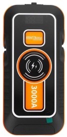 Jump Starter Profesional KraftDele KD5493 – 16.000mAh, 3000A Peak, Încărcare Wireless 15W, Cabluri Inteligente cu LCD, Lanternă SOS - Img 3