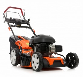 Kosiarka pe benzină KraftDele KD5081, 6,6 kW, 173 cc, lățime tăiere 530 mm, coș 60 L, reglaj 25-75 mm