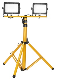 Lampă de lucru LED dublă pe stativ telescopic KraftDele KD3692, 16000 lm, 2x100W, IP65, lumină rece pentru atelier și șantier - Img 12