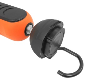 Lampă de lucru LED MaxRom 1000 lm, acumulator 2600 mAh, lumină COB + spot, încărcare rapidă pentru atelier și vulcanizare - Img 9