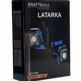 Lanternă de atelier LED 2000 lm KraftDele KD1264, acumulator 4000 mAh, încărcare USB-C, IPX6, lumină roșie - Img 12